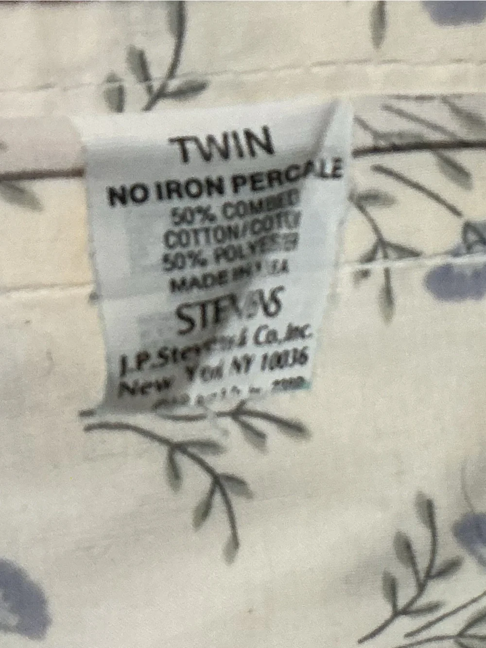 2 Vintage J.P. Steven’s Flat Bedsheets